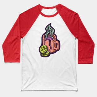 Weird Coffe Mug illustration Baseball T-Shirt